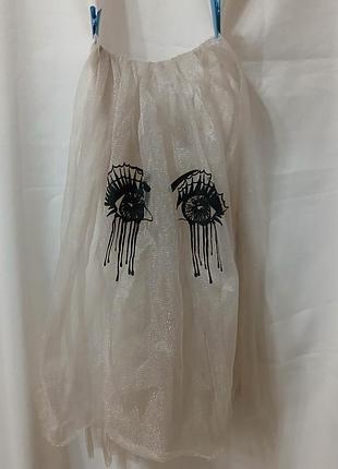 Подвесное украшение в виде привидения, выполненное из полупрозрачной ткани, имитирующей саванну, хеловин гелловин хелловин геловин