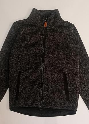 Теплая кофта h&amp;m р. 6-8 лет.