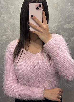 Светр травка кольору барбі h&m 2