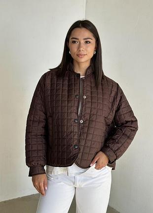 Бомбер жіночий стьобанний