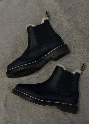 Dr. martens - шкіряні зимові черевики 2976 leonore , 39 розмір