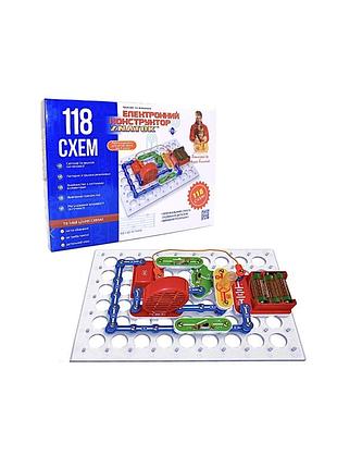 Новий в коробці електронний конструктор znatok, 118 схем (70820)