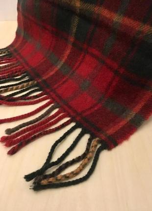 Шотландский шарф натуральная шерсть1 фото