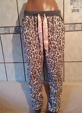 Піжамні флісові штани для дому та сну