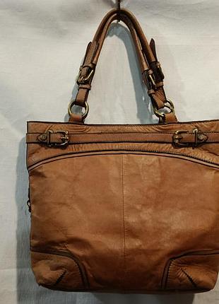 Оригинальная кожаная сумка-тоут linea weekend
