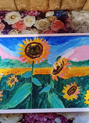 Картина соняшники 5