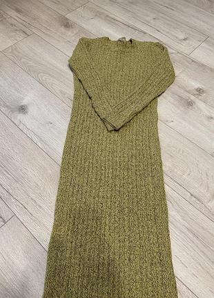 Довга тепла сукня