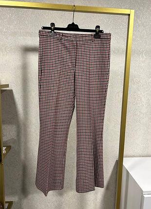 Теплі штани в клітинку max mara. оригінал
