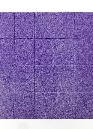 Набор мини-бафиков одноразовых 100/180,  100 шт фиолетового цвета