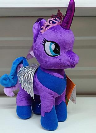 М'яка іграшка копиця "єдиноріг місяць" фіолетова (33 см) 00084-83