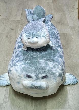 М'яка іграшка "морський котик, тюлень" 80 см