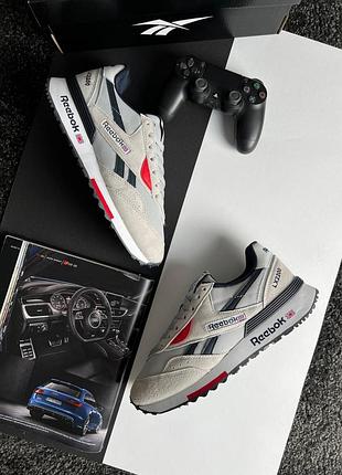 💎чоловічі кросівки reebok classic lx2200 grey black red