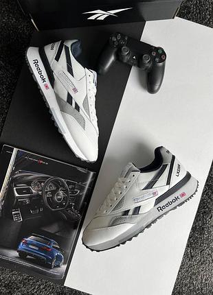 💎чоловічі кросівки reebok classic lx2200 white black
