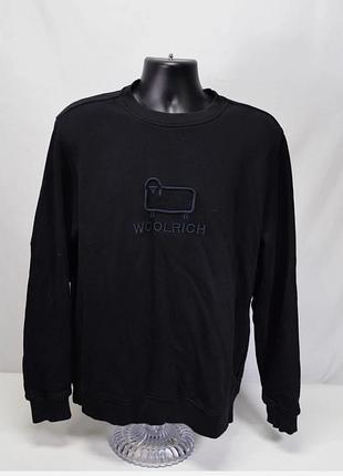 Свитшот плотный woolrich с вышитым логотипом оригинал