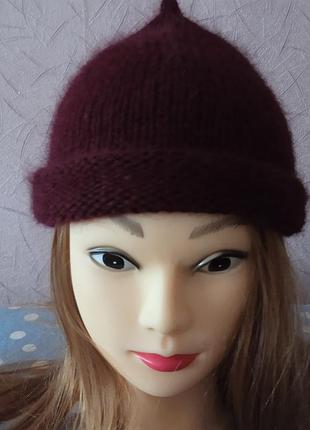 Шапка - докер, docker, шапка із ангори