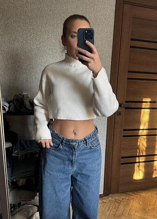 Укорочений светр bershka хс-с 5