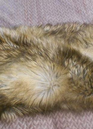 Шарф-снуд хутряний , штучний єнот, ginatricot