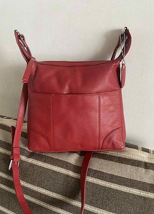 Шкіряна сумка кросбоді tu