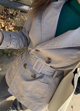 Тренч вкорочений жіночий