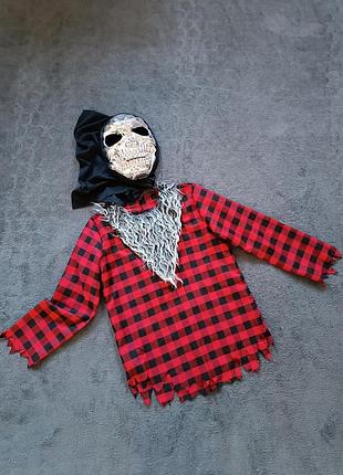 Карнавальний костюм зомбі, монстр, перевертень на хеллоуїн або вечірку на хлопчика 8-10 років зріст 134-140 см