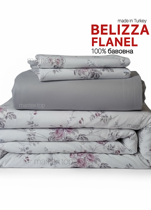 Постельное белье евро размер, фланель (байка) 100% хлопок. туречна. теплая зимняя постель, белый с цветами, серая простынь.ка качественная.
