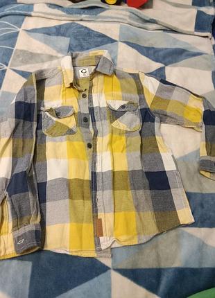 Рубашки на мальчика байка рост 122