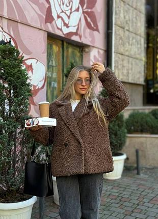 Стильная эко шубка, шуба, шубка, шуба тедди, шуба баранец