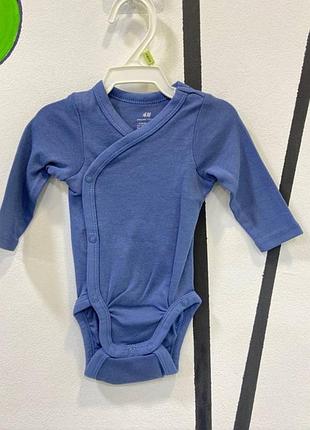 Боди на запах с длинным рукавом нм для мальчика