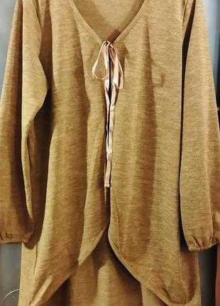 Жіночі кардиган гірчичного кольору