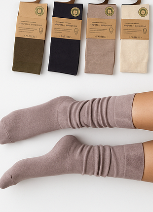 Жіночі термо носки високі кашемірові 37-41 парфумовані