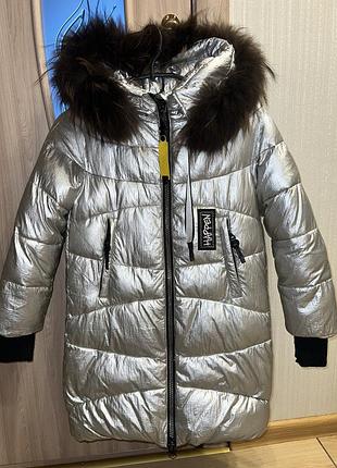 Куртка зимова на дівчинку