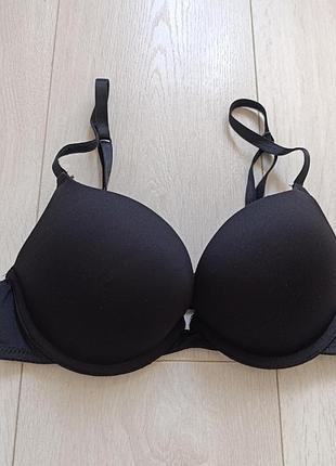 Черный бюстгальтер базовый бюст гладкий лиф 32b 70b