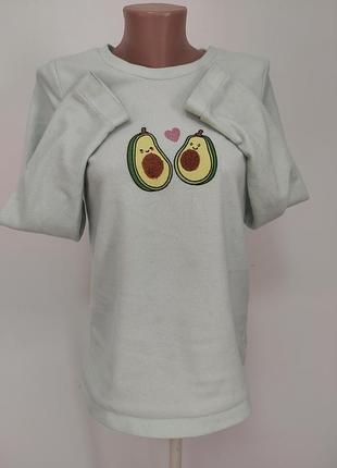 Пижамная кофта флис xs/s