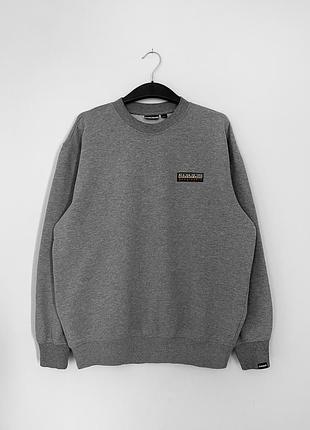 Napapijri свитшот базовый серый