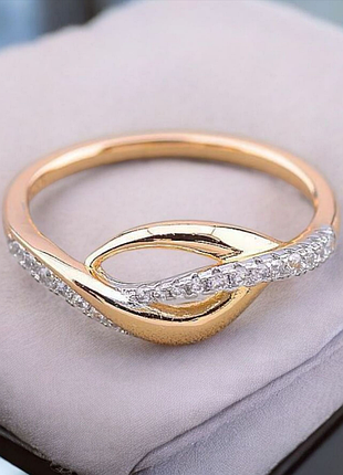 Каблучка xuping позолота 18р