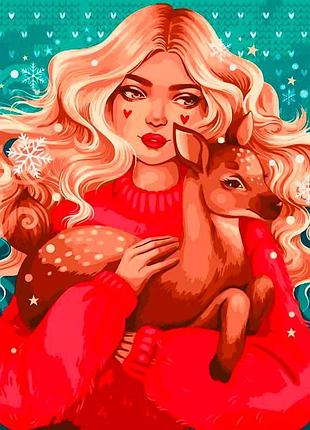 Картина за номерами "зігріте добротою" 40*50 см @ 10019-ac