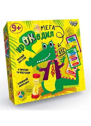 Настольная игра danko toys викторина "мега-крокодил" для детей croc-03-01u
