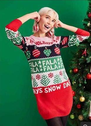 Рождественский свитер туника