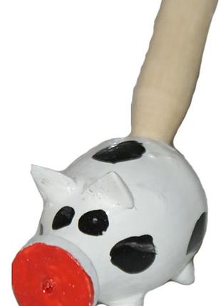 Свисток в виде коровы из лакированного дерева. 171983