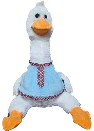 Мягкая игрушка гусь освободитель 40 см 0327