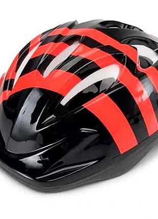 Защитный детский шлем для катания 24.5*20 см z41492_black-red
