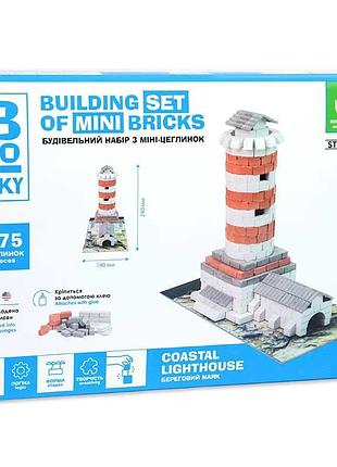 Строительный набор для творчества из мини-кирпичиков blocky береговый маяк strat 31009