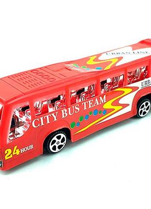 Автобус 15 см 777-0125_red