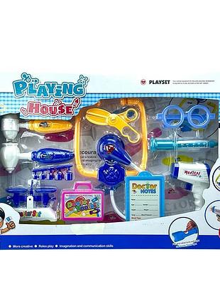 Набір лікаря 2 види з аксесуарами 969-92a/b_blue