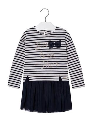 Нова з бірками сукня mayoral (4945,трикотаж з фатином) на 122 зріст