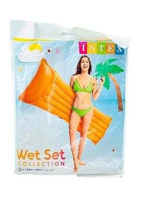 Intex матрац 183x69см (3 кольори) 59703_orange