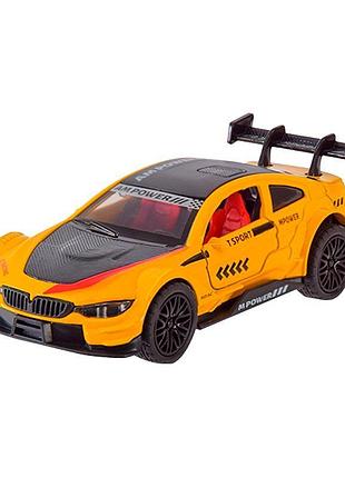 Машинка автопром спорткар металлический ap74130_yellow