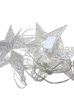 Электрогирлянда-штора "звезды" 40 ламп 50 см, 220в, 50гц nya170013