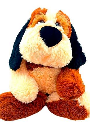 Мягкая игрушка пес пузатик 40 см 0140_brown