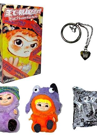 Іграшка сюрприз вакуку wakuku колекційний пухнастий брелок 1 сезон wakuku-1-1